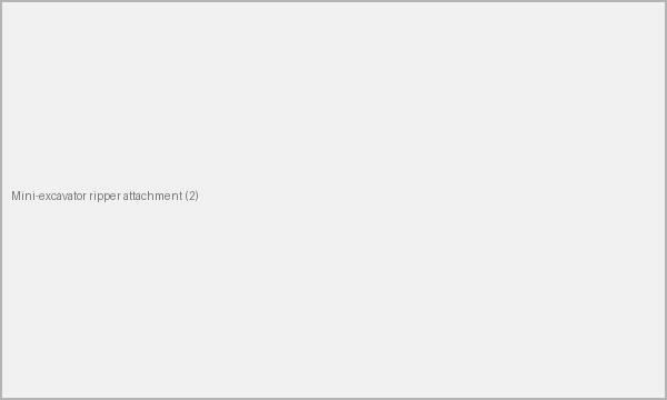Mini-excavator ripper attachment extra